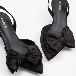 New Express bow kitten heels
